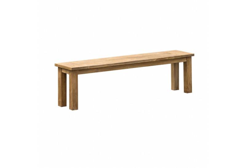 Inko Sitzbank Inko Teakholz-Sitzbank Abacus recyceltes Teak 150x35x47 cm Gartenbank von Inko