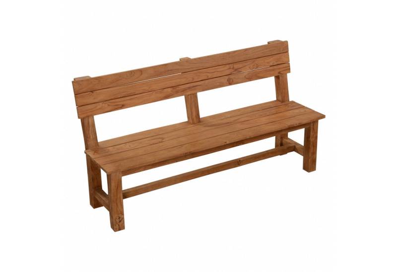 Inko Sitzbank Inko Teakholz-Sitzbank Abacus recyceltes Teak 170x54,5x89,5 cm von Inko