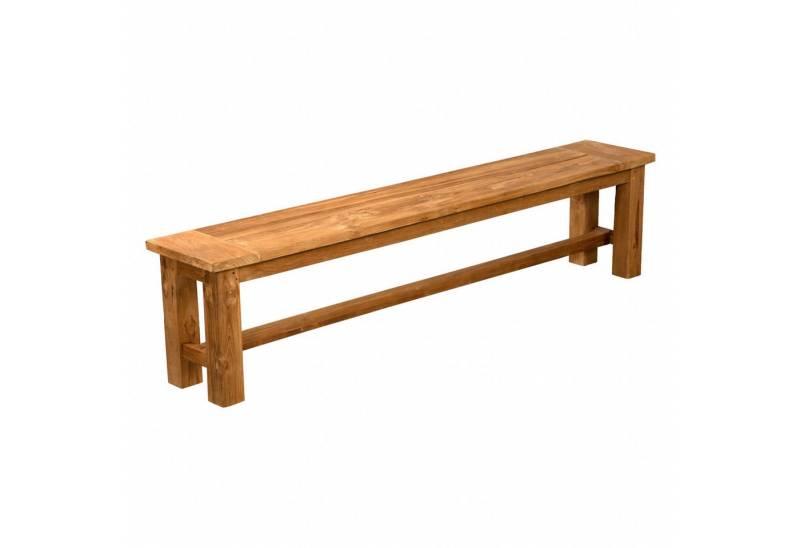 Inko Sitzbank Inko Teakholz-Sitzbank Abacus recyceltes Teak 250x35x47 cm Gartenbank von Inko