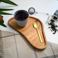 Personalisiertes Holztablett - Rustikale Deko Für Hotels, Küche, Cafés, Frühstück, Kaffee, Couchtisch, Servierplatte, Snacks von InkoHoreca