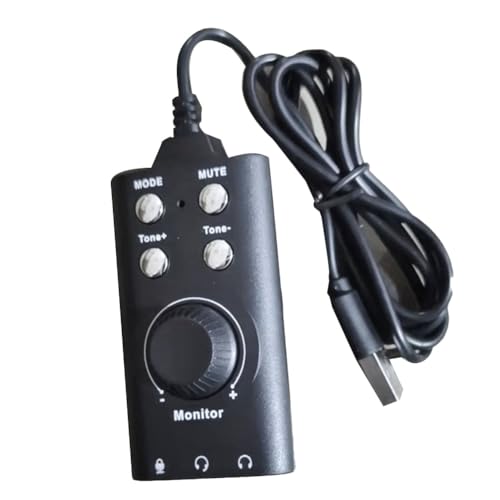 Inkoby Stimmenveränderer Tragbarer Stimmenmodulator Handheld-Soundkarte mit Vielseitiger Soundeffekte-Maschine für Gaming von Inkoby
