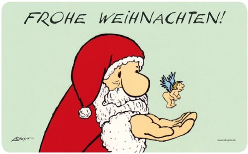 Inkognito Loriot Frühstücksbrettchen 23 x 14 cm Frohe Weihnachten Loriot Weihnachten mit Loriot Geschenk Brettchen Inkognito Loriot Frühstücksbrettchen 23 x 14 cm Frohe Weihnachten Loriot Weihnachten mit Loriot Geschenk Brettchen von Inkognito
