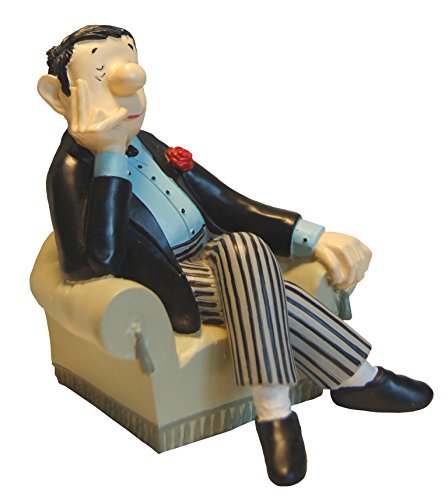 Inkognito Loriot Buchstütze ''Herr im Sessel 14 cm, ca. 1 kg • 67521 • Büro • Geschenke • Weihnachtliches • Objekte von Inkognito