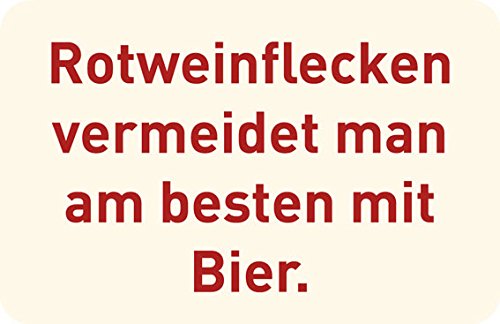 Magnet 8,5 x 5,5 cm • 36533-7 ''Rotweinflecken'' von Inkognito • Künstler: INKOGNITO © Peter Wittkamp • Büro • Geschenke • Magnete • Magnete von Inkognito