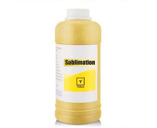 500 ML SUBLIMATIONSTINTE Yellow kompatibel mit Epson, Ricoh, Sawgrass, Mutoh, Mimaki, Roland für Textildruck, Sublimationsdruck, Thermo-Transferdruck, Sublimation von Inkpro