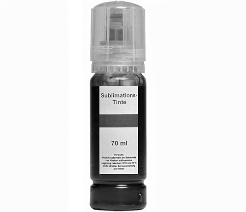 70 ml SUBLIMATIONSTINTE GRAU kompatibel mit Epson Ecotank 114 für EcoTank ET-8500, ET-8550 von Inkpro
