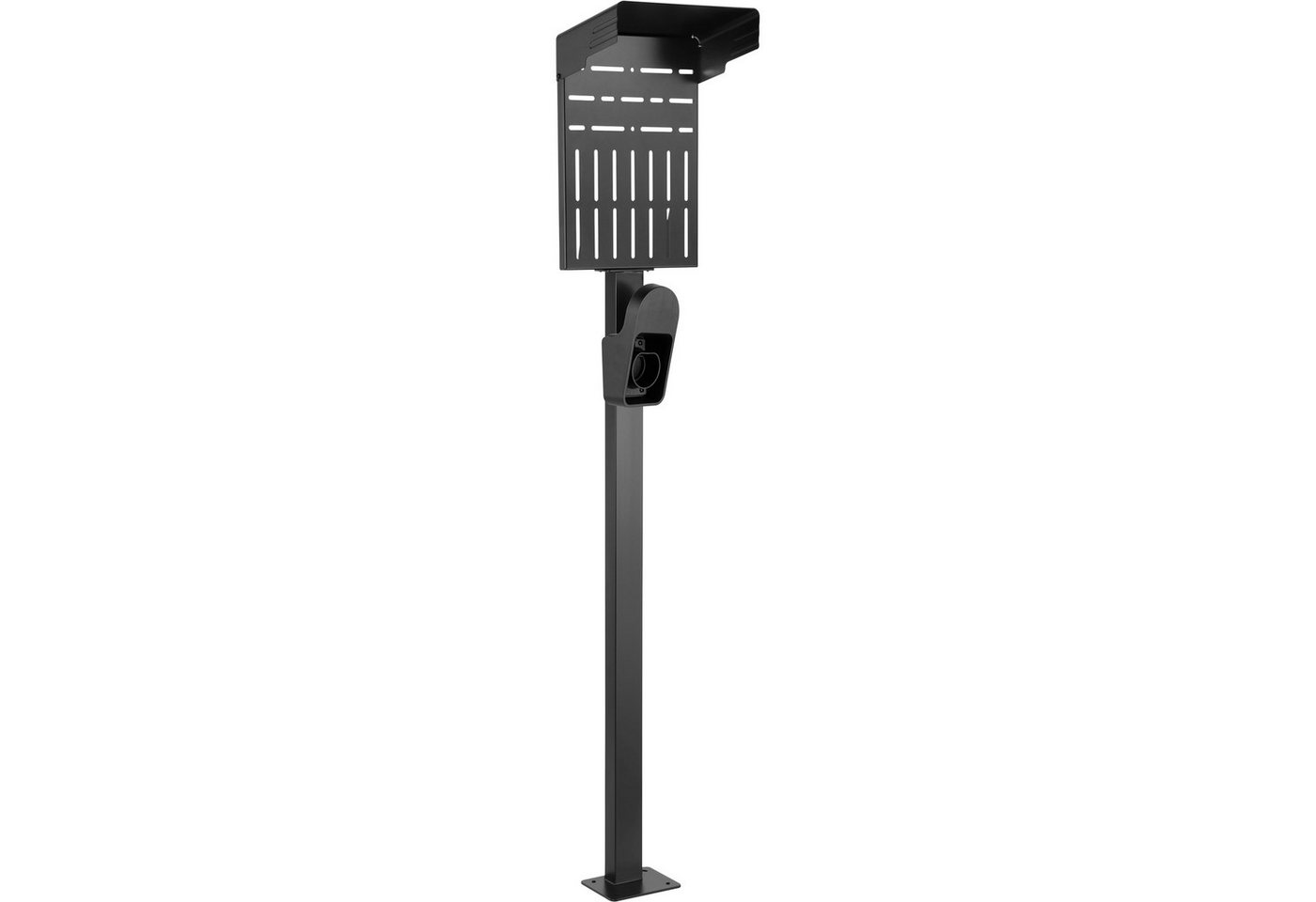 Inline Elektroauto-Ladestation Universal Wallbox-Standfuß mit EV-Ladekabel Halterung von Inline