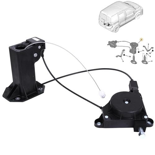 INLY Ersatzradträger Entriegelungs Mechanismus kompatibel mit Fiorino Bipper Qubo Nemo 7603W5 7603.W5 51910321 1608304580 51880583 (ab 2007) von Inly Parts