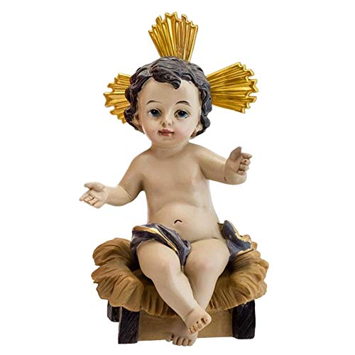 Inmaculada Romero IR 11.5Cm Baby Jesus Figur Bild. Sitzen Stroh Goldene Krone Harz Ornament Dekoration Inmaculada Romero IR 11.5Cm Baby Jesus Figur Bild. Sitzen Stroh Goldene Krone Harz Ornament Dekoration von Inmaculada Romero IR