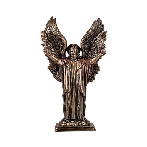 Inmaculada Romero IR Erzengel Raziel Figur 30 cm. Bronzefarbenes Harzbild des Hüters der göttlichen Geheimnisse Inmaculada Romero IR Erzengel Raziel Figur 30 cm. Bronzefarbenes Harzbild des Hüters der göttlichen Geheimnisse von Inmaculada Romero IR