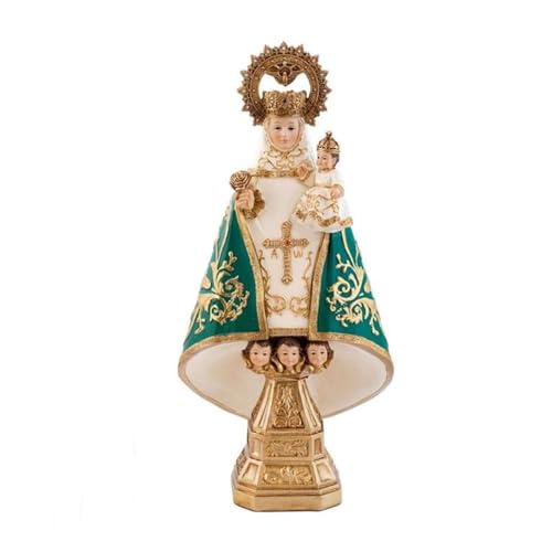 Inmaculada Romero IR Figur der Jungfrau von Covadonga 30 cm. Skulptur La Santina Asturias grüner Mantel aus Harz Inmaculada Romero IR Figur der Jungfrau von Covadonga 30 cm. Skulptur La Santina Asturias grüner Mantel aus Harz von Inmaculada Romero IR