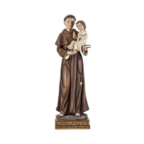 Inmaculada Romero IR Heiliger Antonius von Padua, religiöse Figur, 32 cm. Harzbild Detail Kindersockel Inmaculada Romero IR Heiliger Antonius von Padua, religiöse Figur, 32 cm. Harzbild Detail Kindersockel von Inmaculada Romero IR