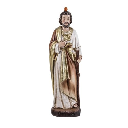 Inmaculada Romero IR Heiliger Judas Thaddäus, religiöse Figur, 31 cm. Schutzpatron schwieriger Anliegen, Harzbild Inmaculada Romero IR Heiliger Judas Thaddäus, religiöse Figur, 31 cm. Schutzpatron schwieriger Anliegen, Harzbild von Inmaculada Romero IR