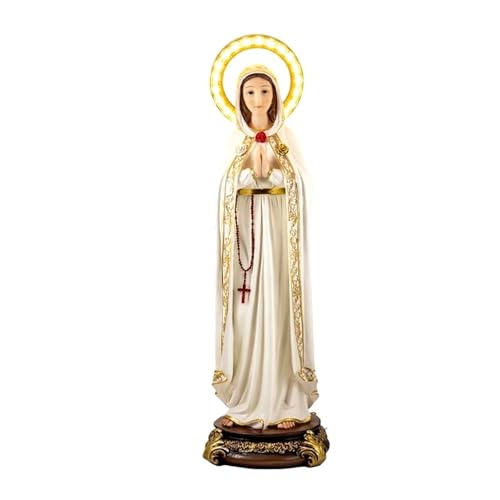 Inmaculada Romero IR Mystische Rosenfigur der Jungfrau Maria, 62 cm. Bild Harz Detail Lichtkrone. Dicke (mm): 170. Länge (mm): 620. Breite (mm): 170. von Inmaculada Romero IR