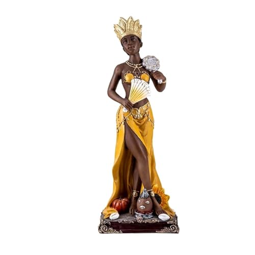 Inmaculada Romero IR Oshun-Figur 30 cm. Yoruba-Mythologie-Harzbild. Länge (mm): 300. von Inmaculada Romero IR