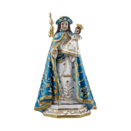 Inmaculada Romero IR Pilgernde Jungfrau von Galizien Figur 21 cm. Schutzpatron der Straßen und Pilger, Harzbild von Inmaculada Romero IR