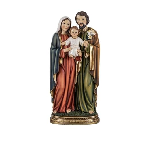 Inmaculada Romero IR Religiöse Figur der Heiligen Familie, 30 cm. Harz Heiliger Josef Jungfrau Maria Kind Jesus von Inmaculada Romero IR
