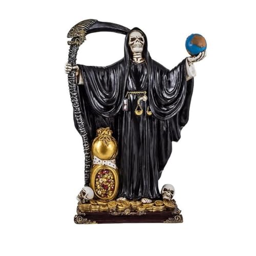 Inmaculada Romero IR Schwarze Figur Heiliger Tod mit Ball, 30 cm. Harzbild Inmaculada Romero IR Schwarze Figur Heiliger Tod mit Ball, 30 cm. Harzbild von Inmaculada Romero IR