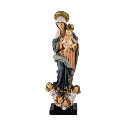 Inmaculada Romero IR Unbefleckte Jungfrauenfigur 30 cm. Skulptur Engel auf Harzbasis von Inmaculada Romero IR