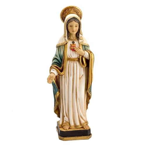Inmaculada Romero IR Unbeflecktes Herz Mariens, Figur 32 cm. Sockelskulptur aus Kunstharz Inmaculada Romero IR Unbeflecktes Herz Mariens, Figur 32 cm. Sockelskulptur aus Kunstharz von Inmaculada Romero IR