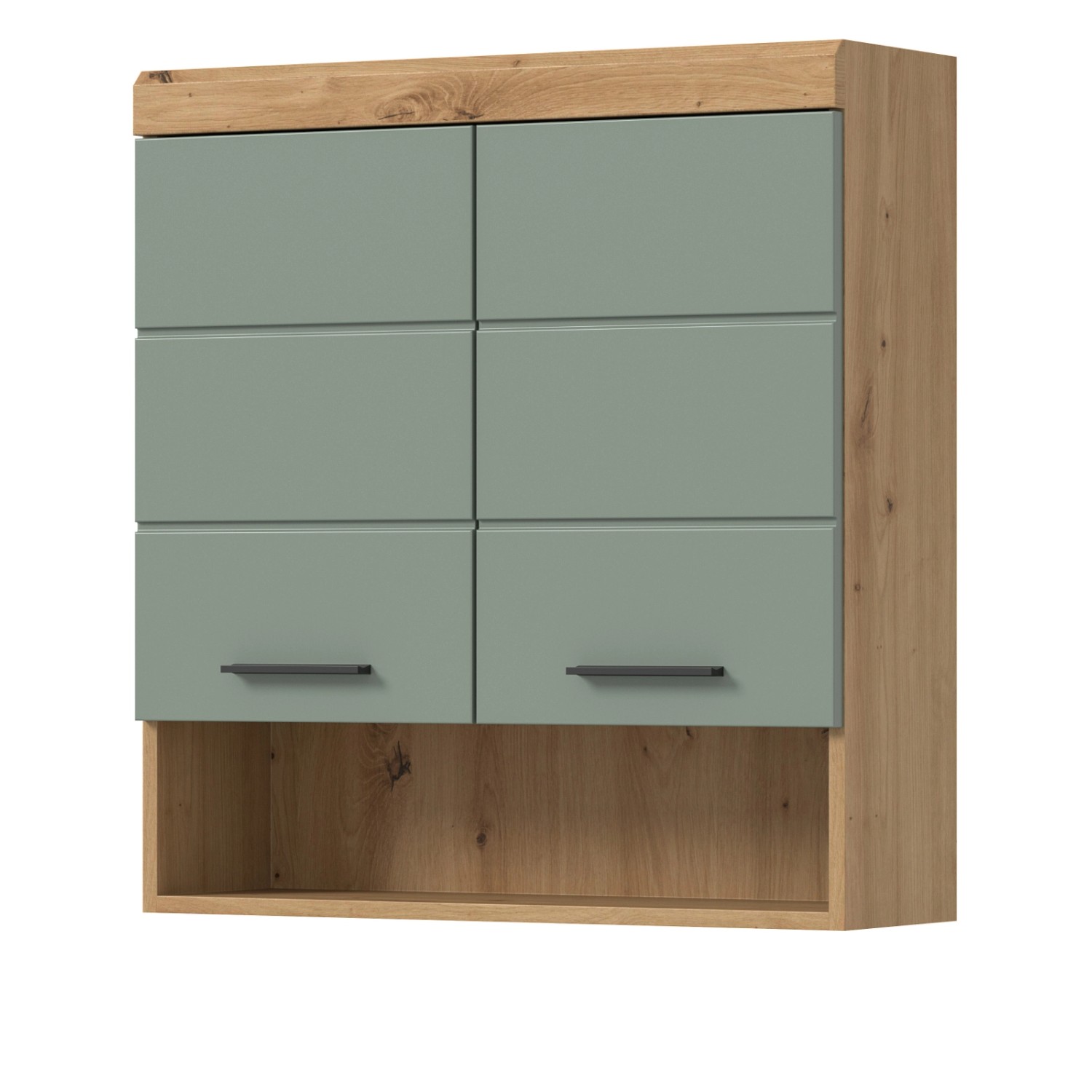 Inn.Furn Badezimmer Hängeschrank in Grün und Eiche 74 x 79 cm Shawn Inn.Furn Badezimmer Hängeschrank in Grün und Eiche 74 x 79 cm Shawn von Inn.Furn