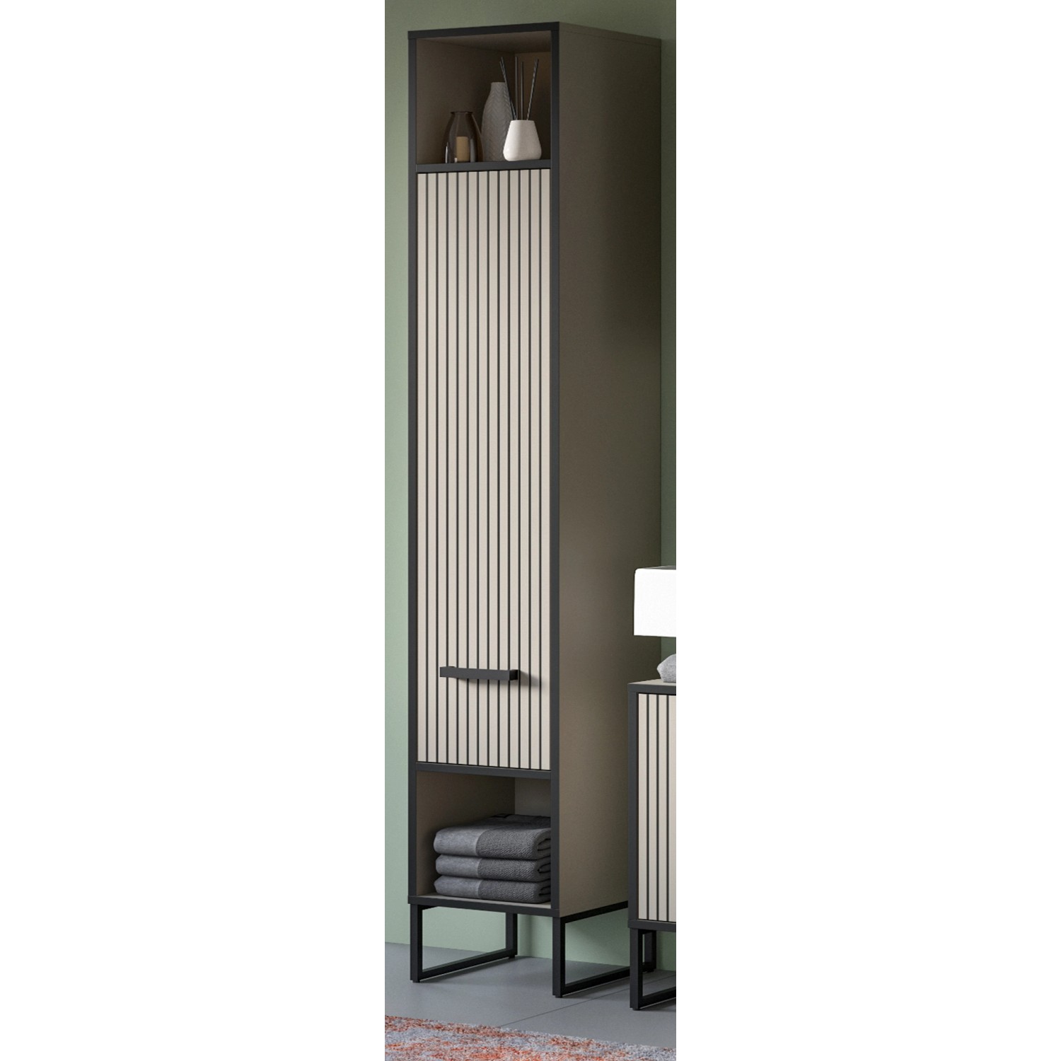 Inn.Furn Badezimmer Hochschrank in Sand 30 x 192 cm Scana Inn.Furn Badezimmer Hochschrank in Sand 30 x 192 cm Scana von Inn.Furn