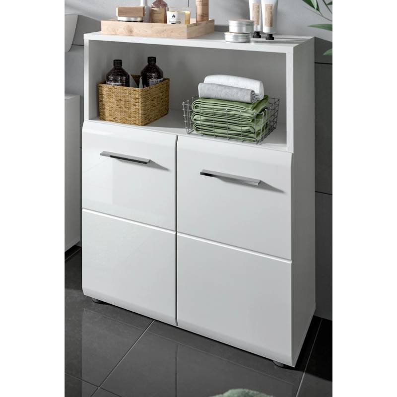 Inn.Furn Badezimmer Kommode in Weiß Hochglanz 60 x 80 cm Cover Inn.Furn Badezimmer Kommode in Weiß Hochglanz 60 x 80 cm Cover von Inn.Furn