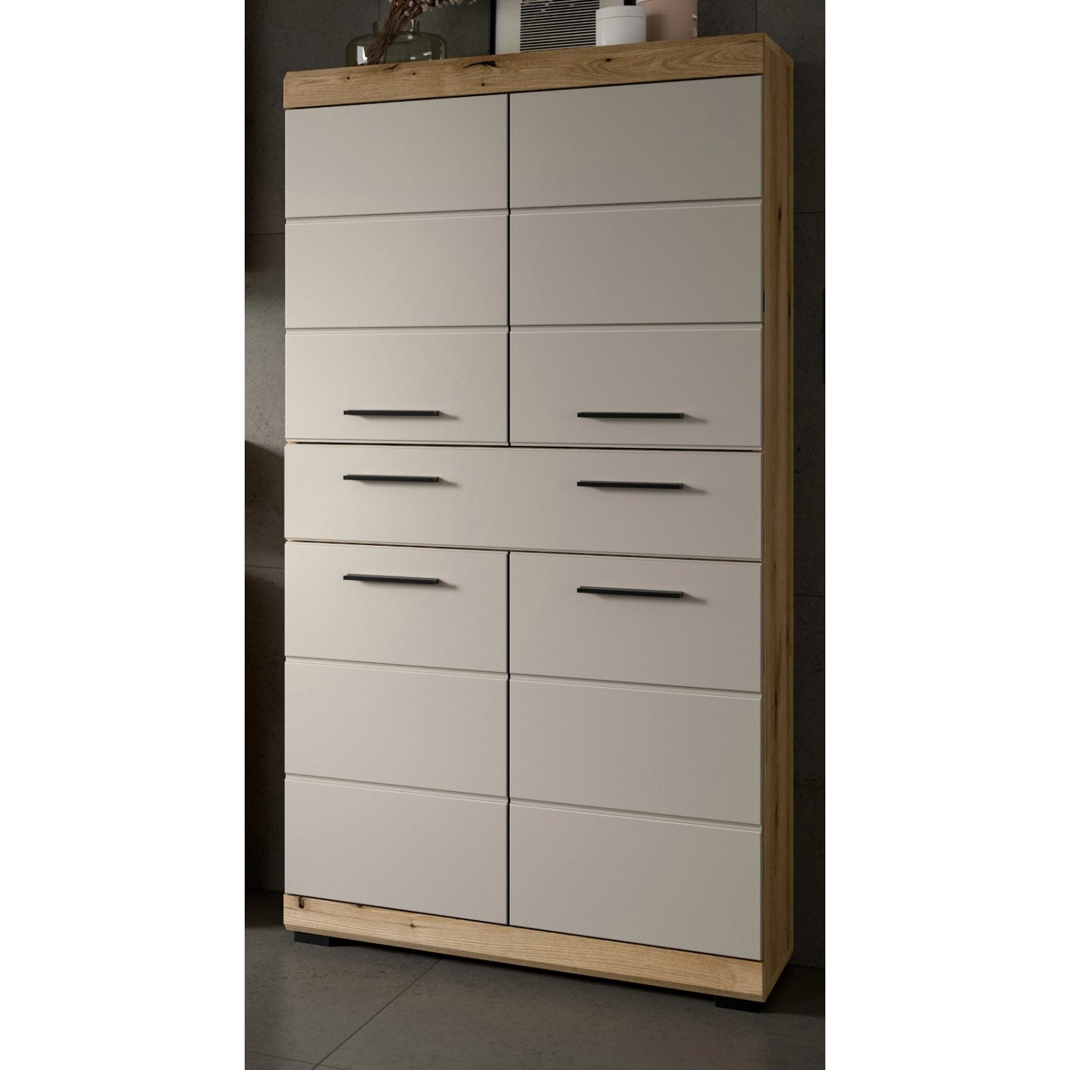 Inn.Furn Badezimmer Midischrank in Sand und Eiche 74 x 141 cm Shawn Inn.Furn Badezimmer Midischrank in Sand und Eiche 74 x 141 cm Shawn von Inn.Furn