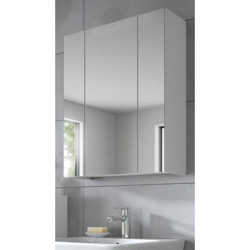 Inn.Furn Badezimmer Spiegelschrank in Weiß Badschrank 3-türig 60 x 70 cm Cover Inn.Furn Badezimmer Spiegelschrank in Weiß Badschrank 3-türig 60 x 70 cm Cover von Inn.Furn