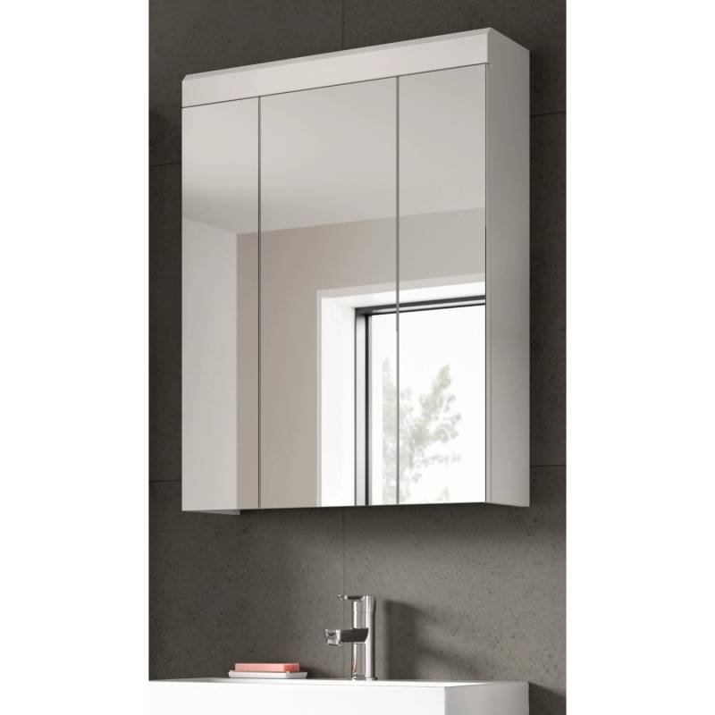Inn.Furn Badezimmer Spiegelschrank in Weiß Hochglanz 60 cm Shawn Inn.Furn Badezimmer Spiegelschrank in Weiß Hochglanz 60 cm Shawn von Inn.Furn