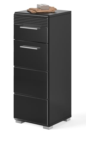Inn.Furn Badezimmer Unterschrank schwarz Hochglanz Badmöbel Kommode Bad 30 x 79 cm Leon Inn.Furn Badezimmer Unterschrank schwarz Hochglanz Badmöbel Kommode Bad 30 x 79 cm Leon von Inn.Furn