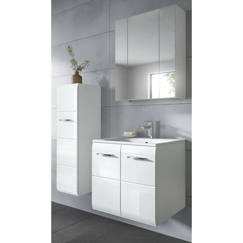 Inn.Furn Badmöbel-Set 3-teilig 105 cm in Weiß Hochglanz Cover Inn.Furn Badmöbel-Set 3-teilig 105 cm in Weiß Hochglanz Cover von Inn.Furn