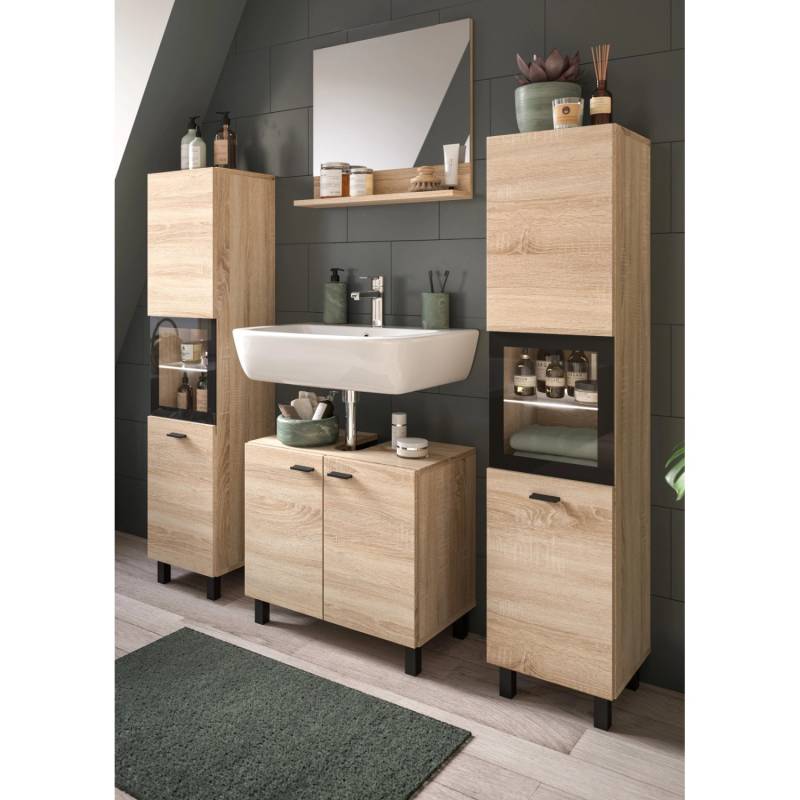 Inn.Furn Badmöbel-Set Eiche 4-teilig Hängend oder Stehend 140 cm Lowell Inn.Furn Badmöbel-Set Eiche 4-teilig Hängend oder Stehend 140 cm Lowell von Inn.Furn