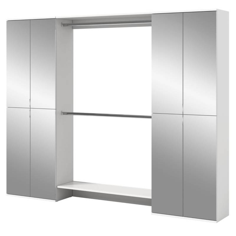 Inn.Furn Garderobenschrank in Weiß 232 cm SystemX von Inn.Furn