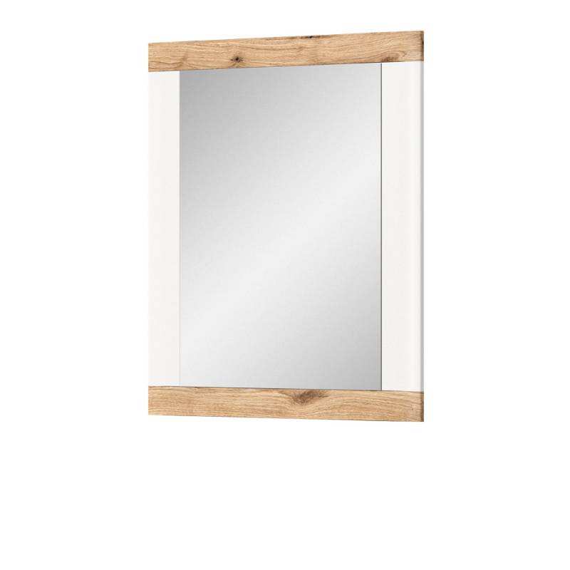 Inn.Furn Garderobenspiegel Weiß Eiche 73 cm Wandspiegel Sopela von Inn.Furn