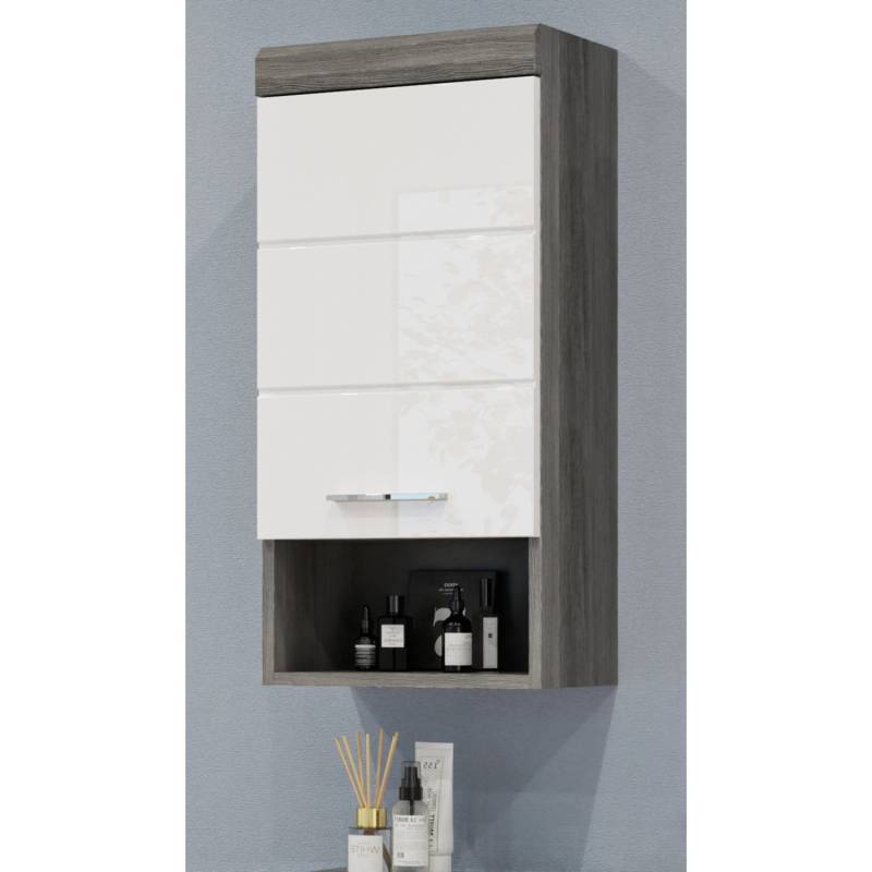 Inn.Furn Hängeschrank Weiß Hochglanz Grau 37 x 79 cm Shawn Inn.Furn Hängeschrank Weiß Hochglanz Grau 37 x 79 cm Shawn von Inn.Furn