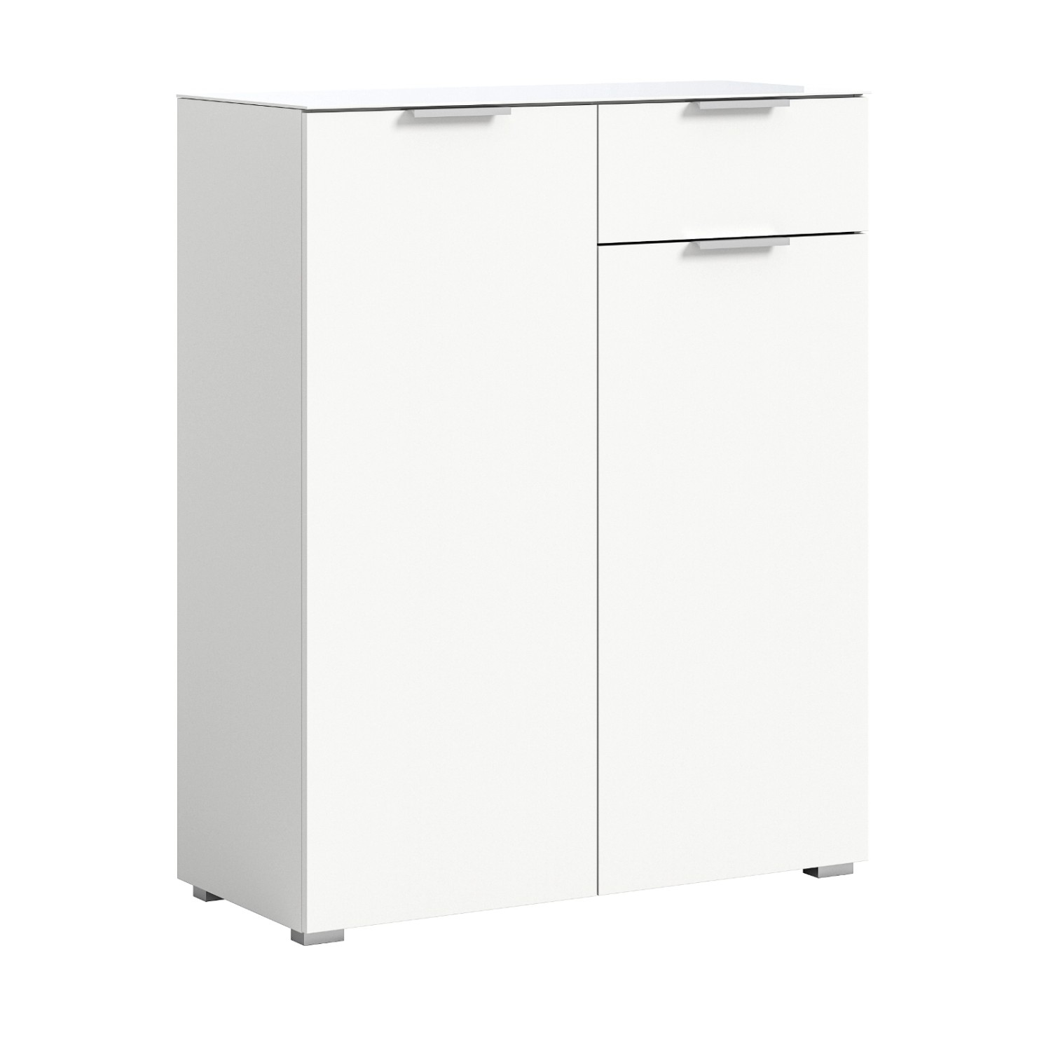 Inn.Furn Kommode Weiß 90 cm mit Glas und Soft-Close Riano Inn.Furn Kommode Weiß 90 cm mit Glas und Soft-Close Riano von Inn.Furn