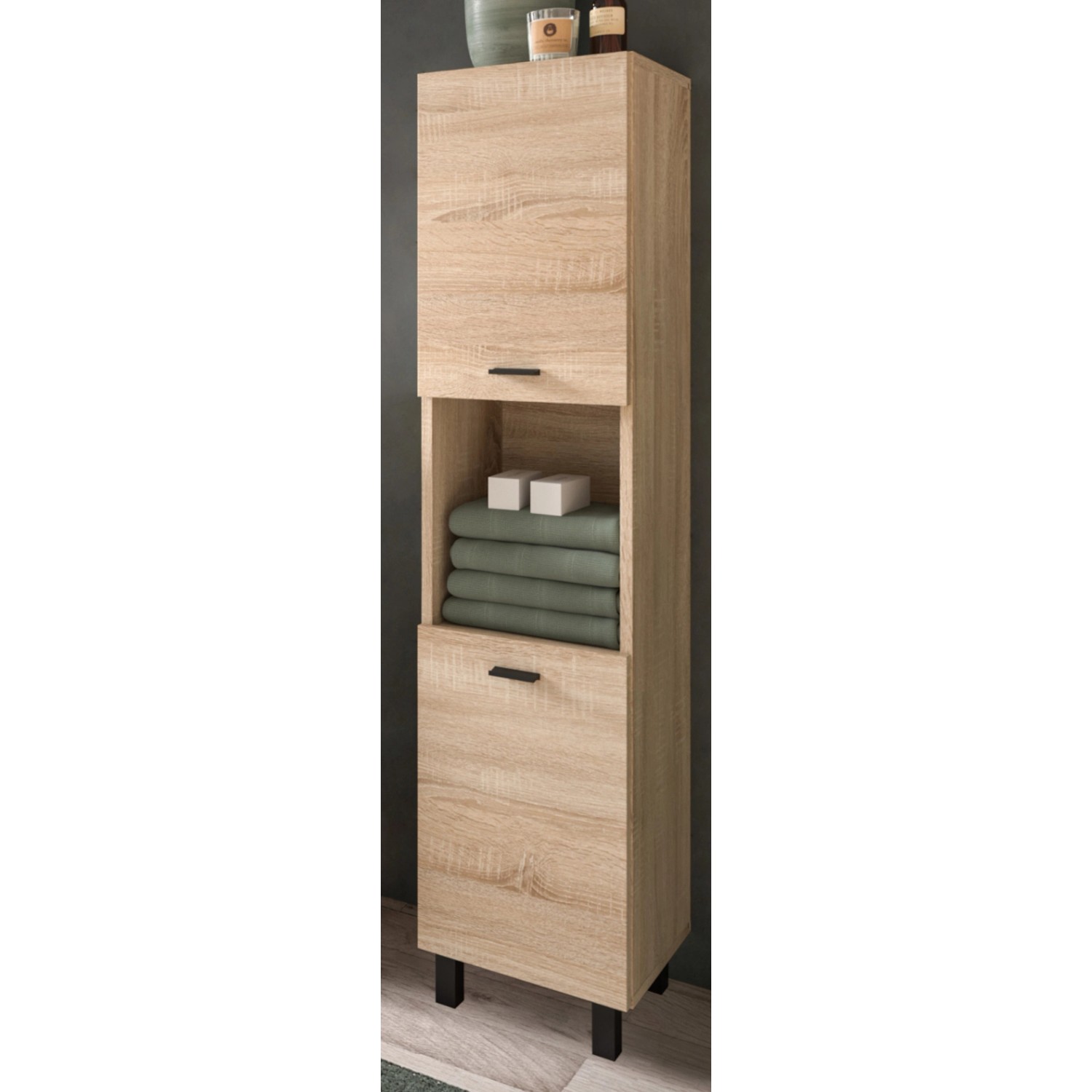 Inn.Furn Midschrank Eiche 30 cm Stehend oder Hängend Lowell von Inn.Furn