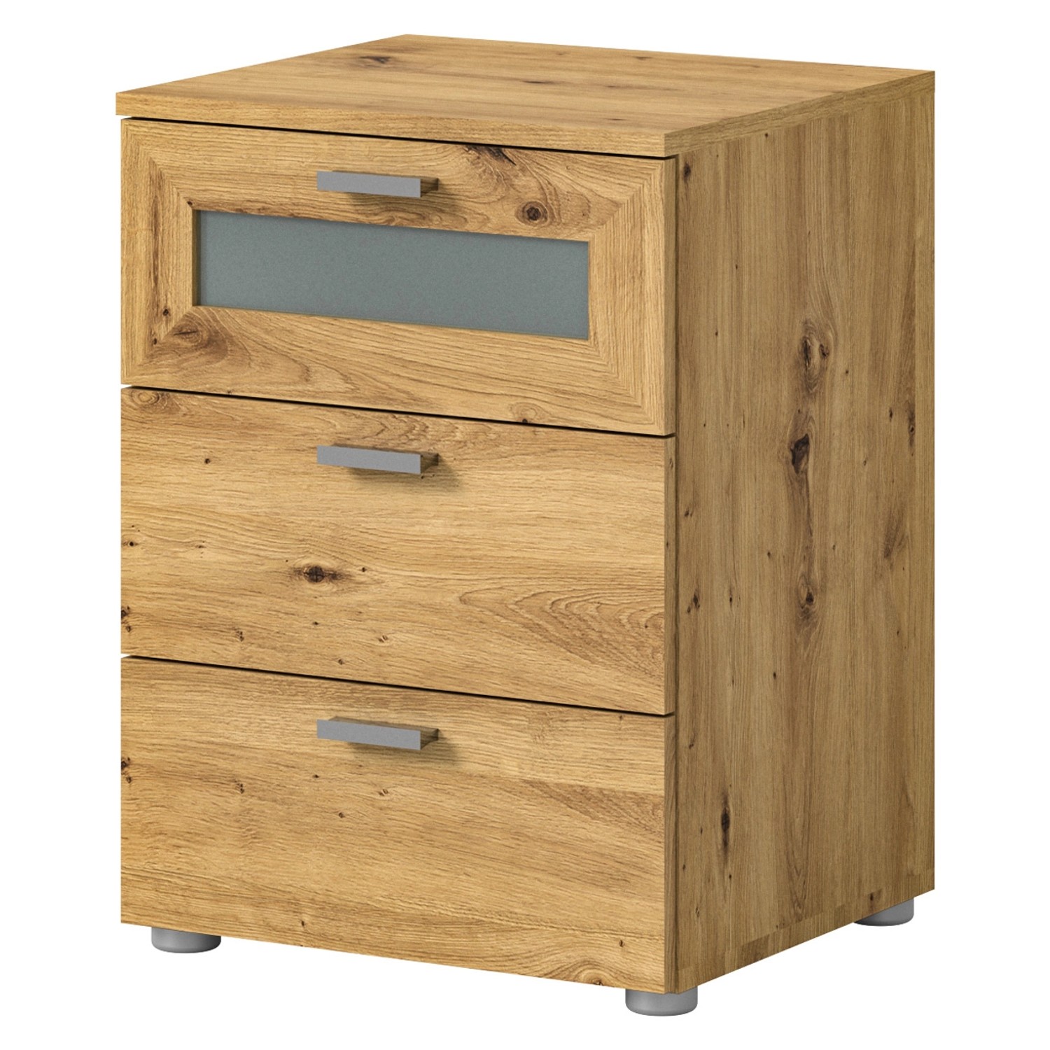 Inn.Furn Nachttisch Eiche Artisan 45 x 60 cm mit Soft-Close Dante von Inn.Furn