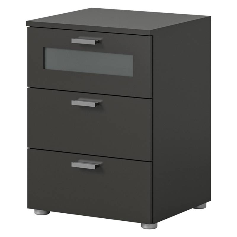 Inn.Furn Nachttisch Grau 45 x 60 cm mit Soft-Close Dante von Inn.Furn