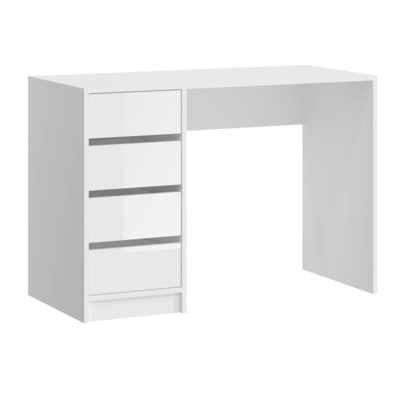 Inn.Furn Schreibtisch Weiß Hochglanz 110 cm mit 4 Schubladen Adele Inn.Furn Schreibtisch Weiß Hochglanz 110 cm mit 4 Schubladen Adele von Inn.Furn