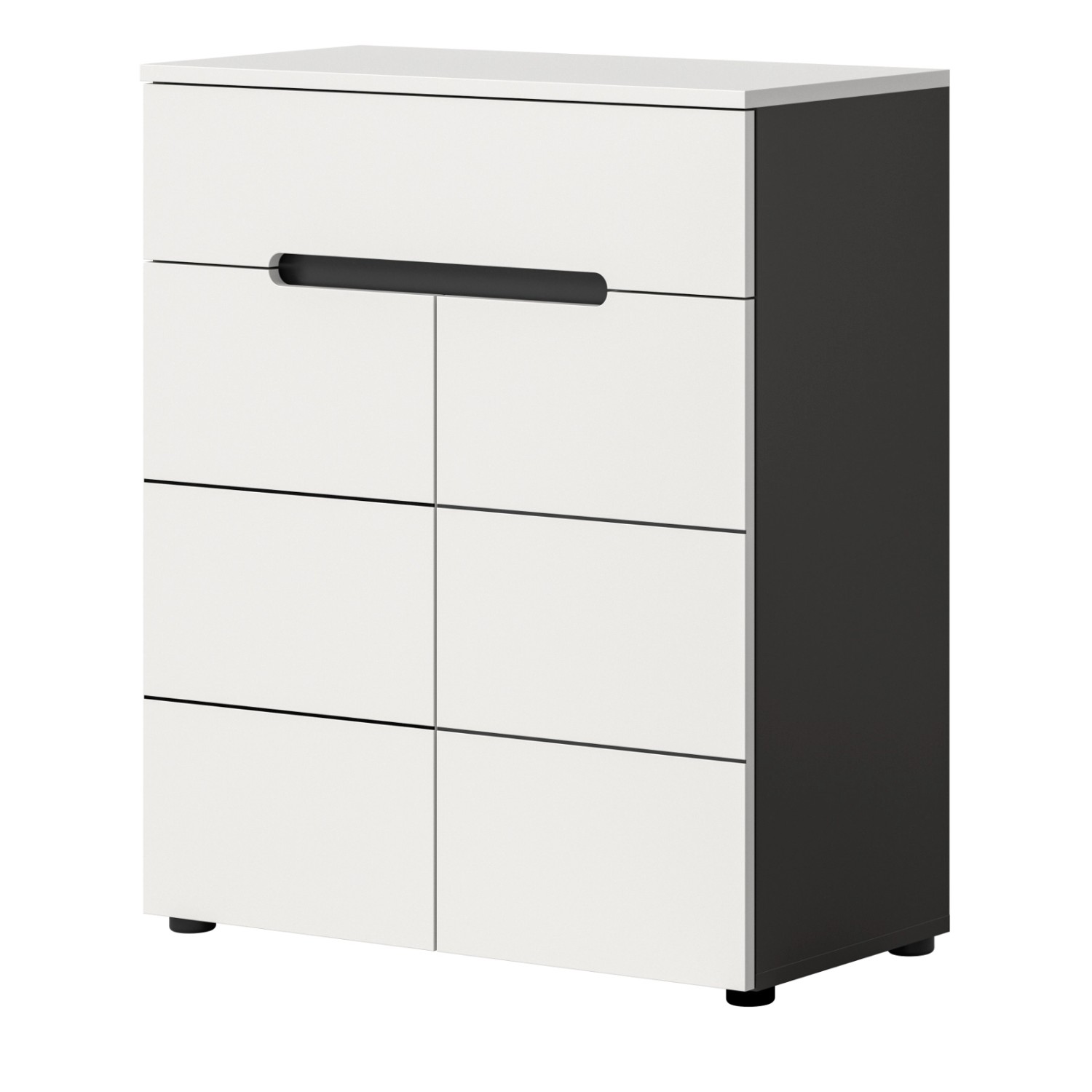 Inn.Furn Schuhkommode in Weiß und Grau 80 cm Cooper Inn.Furn Schuhkommode in Weiß und Grau 80 cm Cooper von Inn.Furn