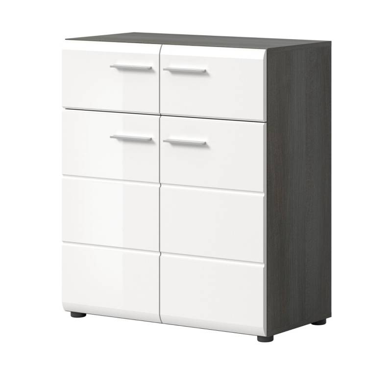 Inn.Furn Schuhschrank Weiß Hochglanz Grau 80 cm Viel Stauraum Rumba Inn.Furn Schuhschrank Weiß Hochglanz Grau 80 cm Viel Stauraum Rumba von Inn.Furn