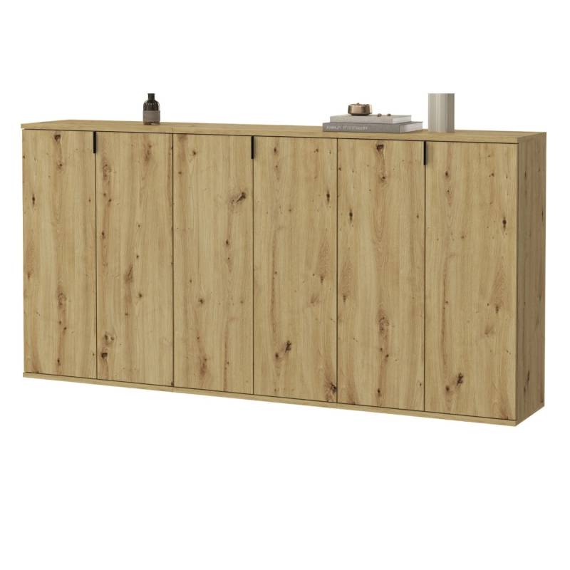 Inn.Furn Sideboard Eiche Artisan 183 cm Viel Stauraum Line-Up von Inn.Furn