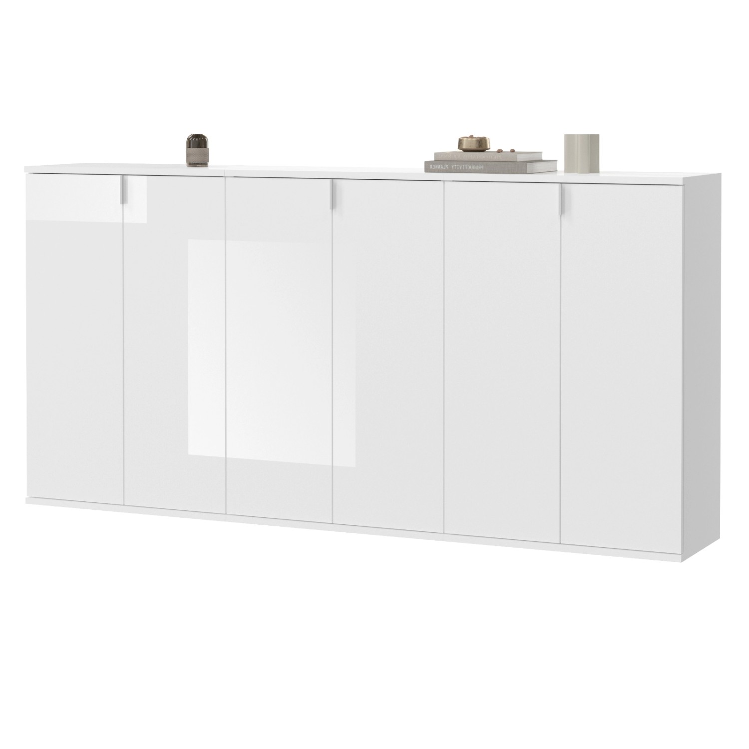 Inn.Furn Sideboard Weiß Hochglanz 183 cm 6-türig SystemX Inn.Furn Sideboard Weiß Hochglanz 183 cm 6-türig SystemX von Inn.Furn