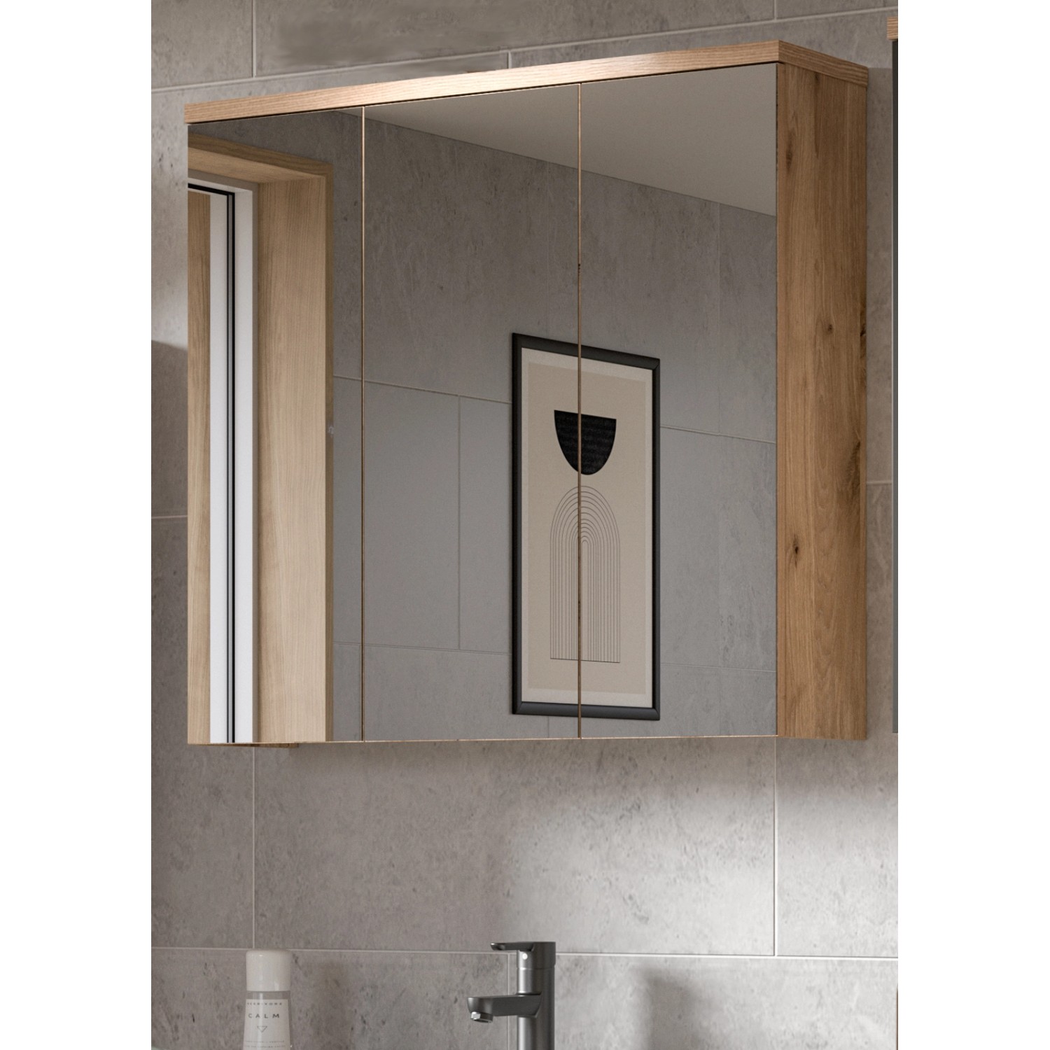 Inn.Furn Spiegelschrank Eiche 80 cm mit Soft-Close Oderzo Inn.Furn Spiegelschrank Eiche 80 cm mit Soft-Close Oderzo von Inn.Furn