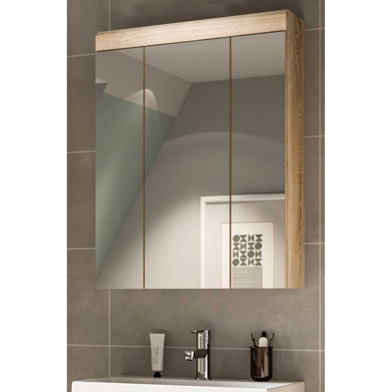 Inn.Furn Spiegelschrank Sonoma Eiche 60 cm 3-türig Mambo Inn.Furn Spiegelschrank Sonoma Eiche 60 cm 3-türig Mambo von Inn.Furn