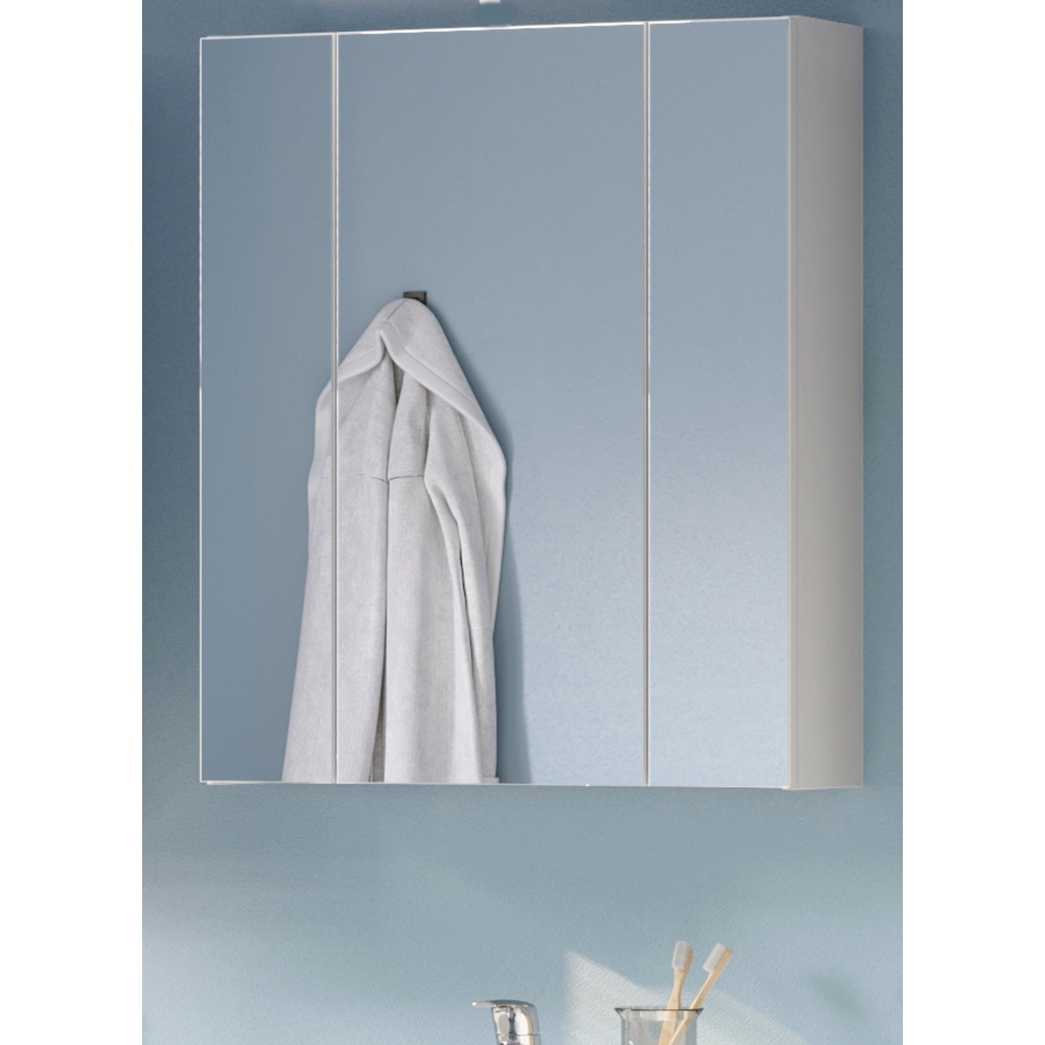 Inn.Furn Spiegelschrank Weiß 60 cm 3-türig Leon Inn.Furn Spiegelschrank Weiß 60 cm 3-türig Leon von Inn.Furn