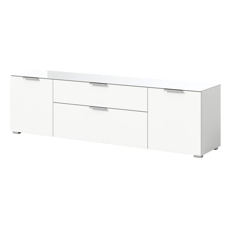 Inn.Furn TV-Lowboard Weiß 179 cm mit Glasauflage Soft-Close Riano Inn.Furn TV-Lowboard Weiß 179 cm mit Glasauflage Soft-Close Riano von Inn.Furn