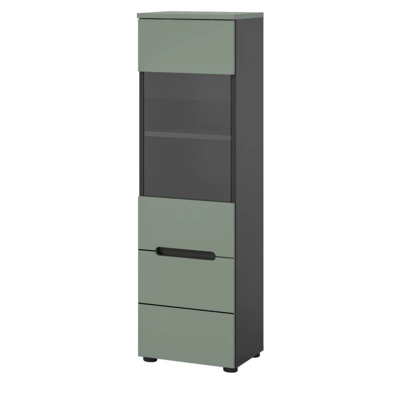 Inn.Furn Vitrine in Salbei und Grau 36 x 125 cm Cooper von Inn.Furn